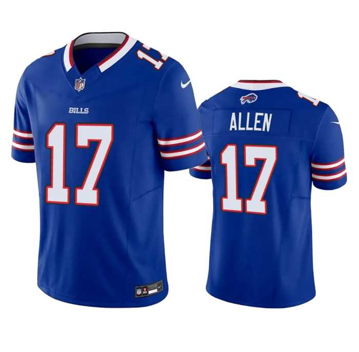 Men & Women & Youth Buffalo Bills #17 Josh Allen Blue 2023 F.U.S.E. Vapor Untouchable Limited Stitched Jersey